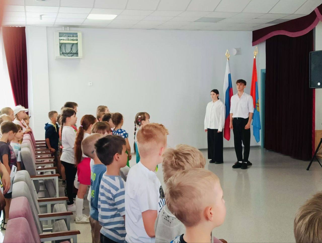 Открытие школьного лагеря «Лукоморье».